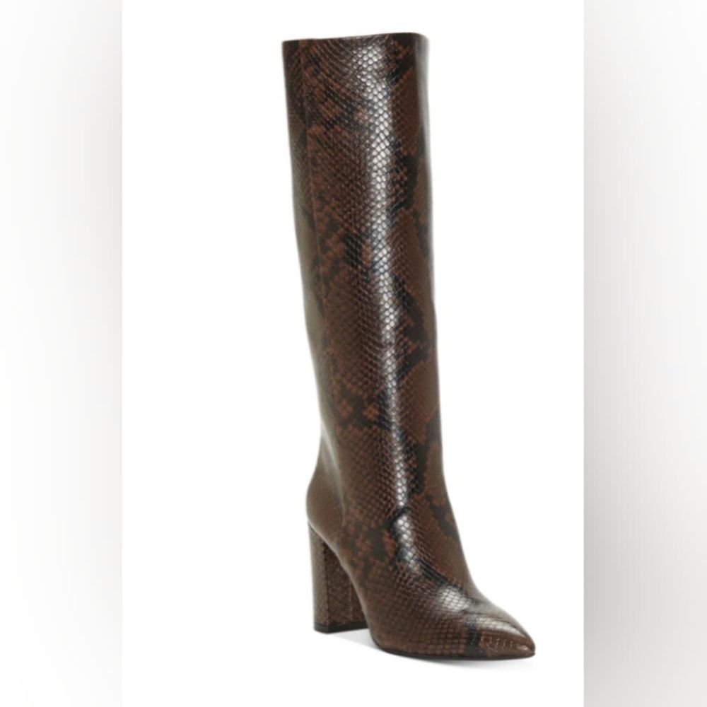 INC INTERNATIONAL CONCEPTS Paiton Block-Heel Boots Size 8M